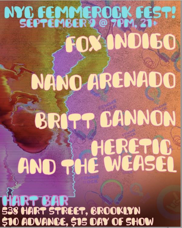 Fox Indigo/Nano Arenado/Britt Cannon/Heretic and the Weasel: 